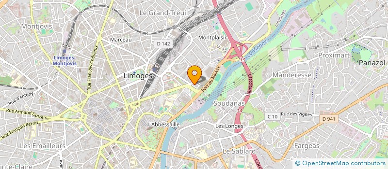 localisation de l'entreprise MONSIEUR ABDELKARIM ALAWAD à LIMOGES