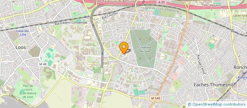 localisation de l'entreprise MONSIEUR ABDELKARIM AMALOU à LILLE