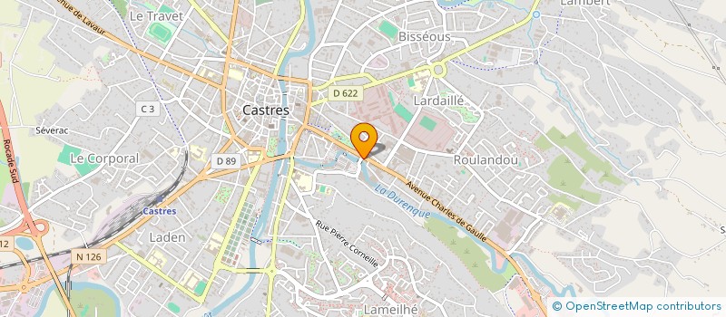 localisation de l'entreprise MONSIEUR ABDELKARIM AMAR OU ALI  CASTRES