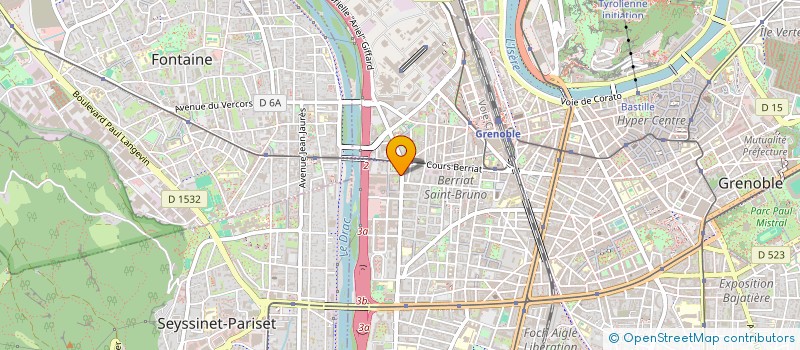 localisation de l'entreprise MONSIEUR ABDELKARIM BOUAZZA  GRENOBLE