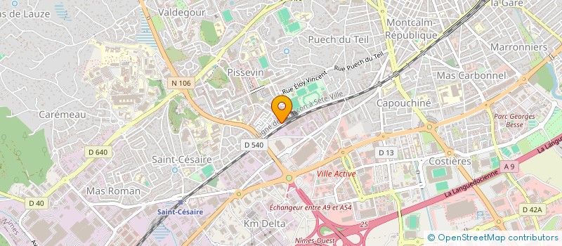 localisation de l'entreprise MONSIEUR ABDELKARIM BOUHLAL  NIMES