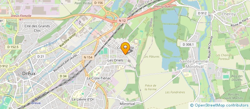 localisation de l'entreprise MONSIEUR ABDELKARIM BOULERHCHA à DREUX
