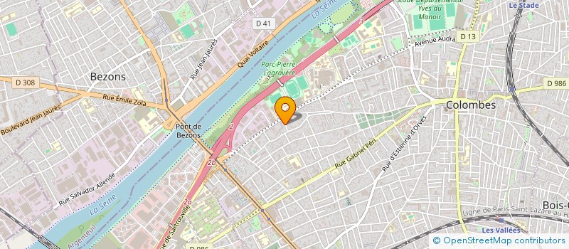 localisation de l'entreprise MONSIEUR ABDELKARIM BRAHIM à COLOMBES