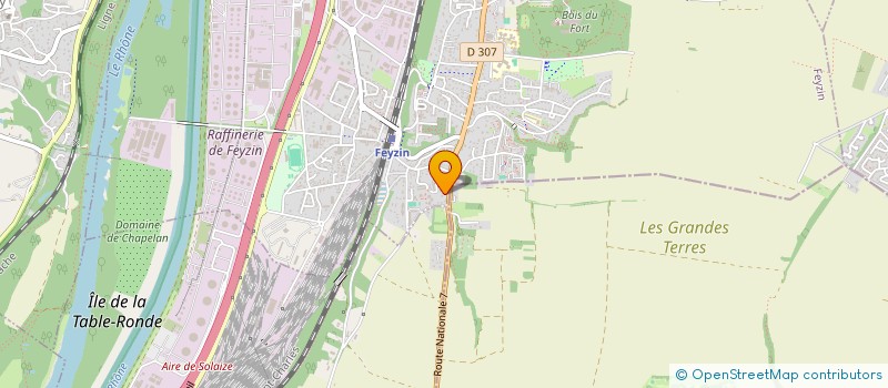 localisation de l'entreprise MONSIEUR ABDELKARIM BURMANI  FEYZIN