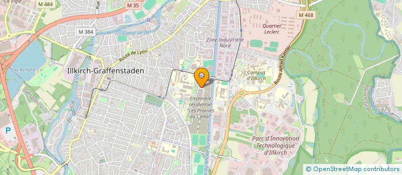 localisation de l'entreprise MONSIEUR ABDELKARIM CHANI  ILLKIRCH-GRAFFENSTADEN