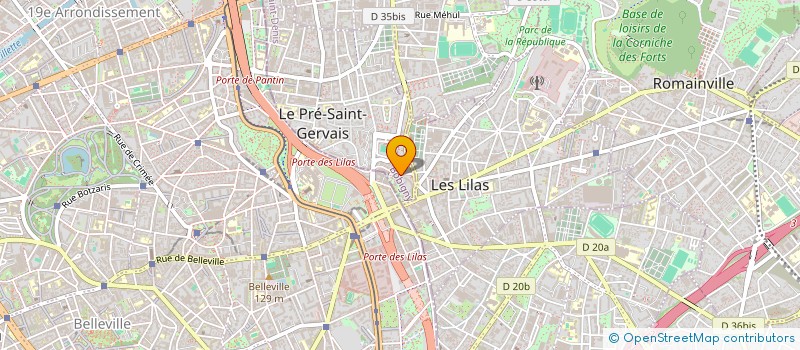 localisation de l'entreprise MONSIEUR ABDELKARIM DIAB à LE PRE-SAINT-GERVAIS