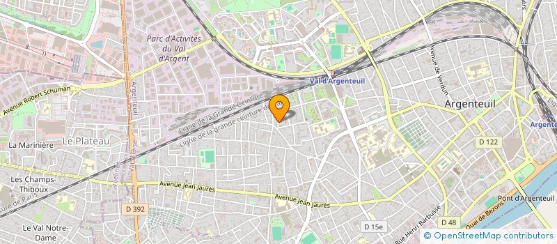 localisation de l'entreprise MONSIEUR ABDELKARIM ELJAAFARY  ARGENTEUIL