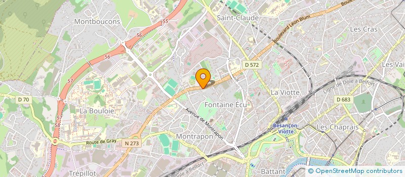 localisation de l'entreprise MONSIEUR ABDELKARIM FEDDI MERABTENE à BESANCON