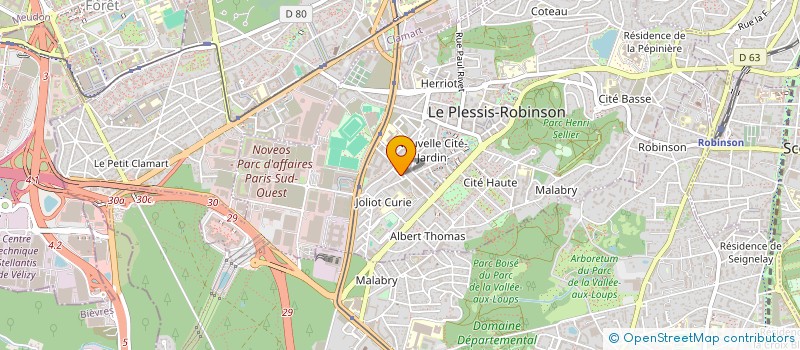 localisation de l'entreprise MONSIEUR ABDELKARIM GOURAD  LE PLESSIS-ROBINSON