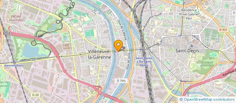 localisation de l'entreprise MONSIEUR ABDELKARIM HADDOU  L'ILE-SAINT-DENIS