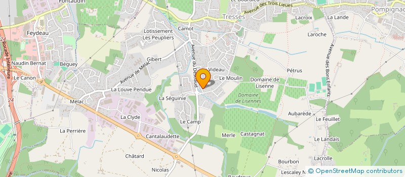 localisation de l'entreprise MONSIEUR ABDELKARIM HALLOU  TRESSES