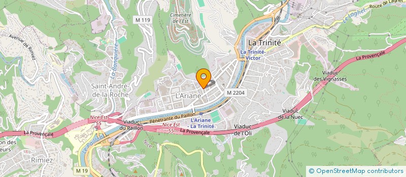 localisation de l'entreprise MONSIEUR ABDELKARIM JEAINAT à NICE