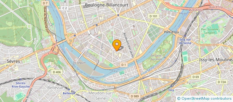 localisation de l'entreprise MONSIEUR ABDELKARIM KARAOUI à BOULOGNE-BILLANCOURT