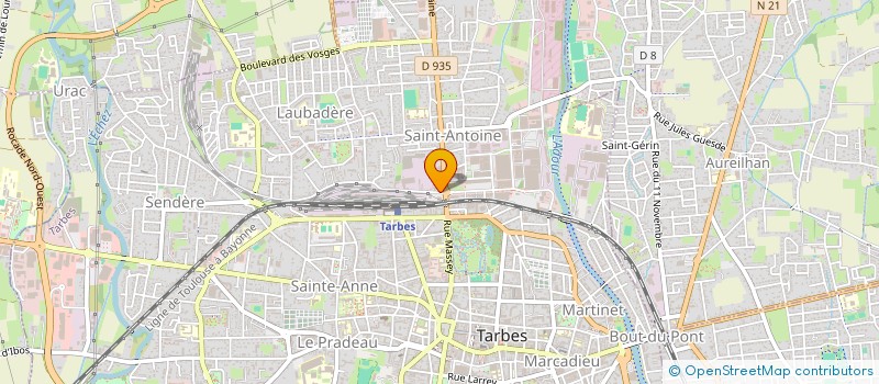 localisation de l'entreprise MONSIEUR ABDELKARIM KHALLADI  TARBES