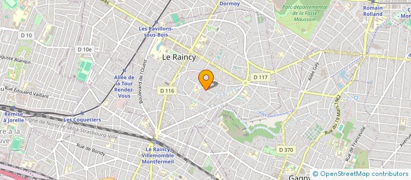 localisation de l'entreprise MONSIEUR ABDELKARIM KHELIL  LE RAINCY