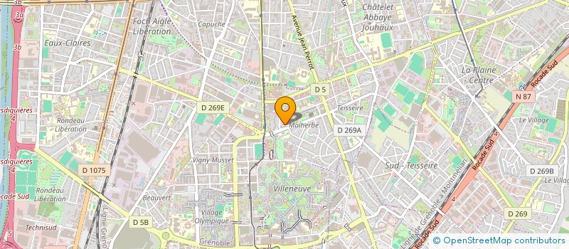 localisation de l'entreprise MONSIEUR ABDELKARIM KNIFAH EDDAHMANI à GRENOBLE