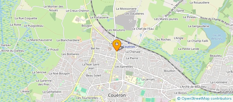 localisation de l'entreprise MONSIEUR ABDELKARIM LAJNEF à COUERON