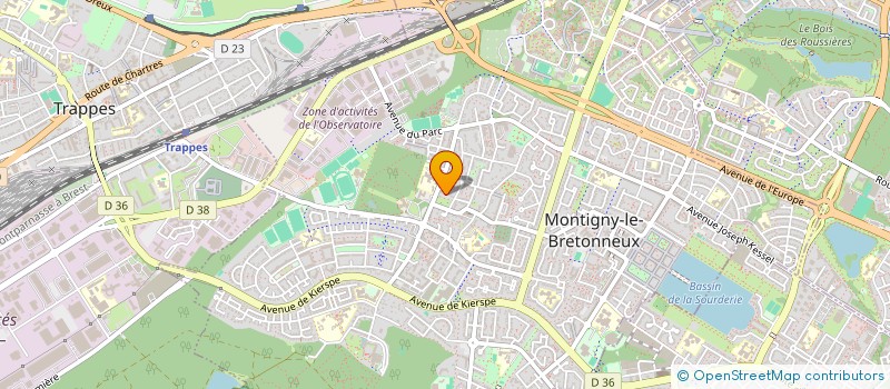 localisation de l'entreprise MONSIEUR ABDELKARIM LATRACH  MONTIGNY-LE-BRETONNEUX