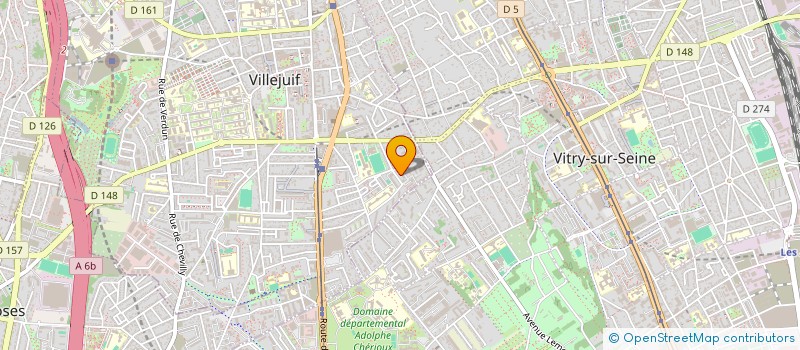 localisation de l'entreprise MONSIEUR ABDELKARIM MAHTOUT à VILLEJUIF