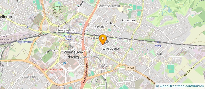 localisation de l'entreprise MONSIEUR ABDELKARIM MAJTITI à VILLENEUVE-D'ASCQ