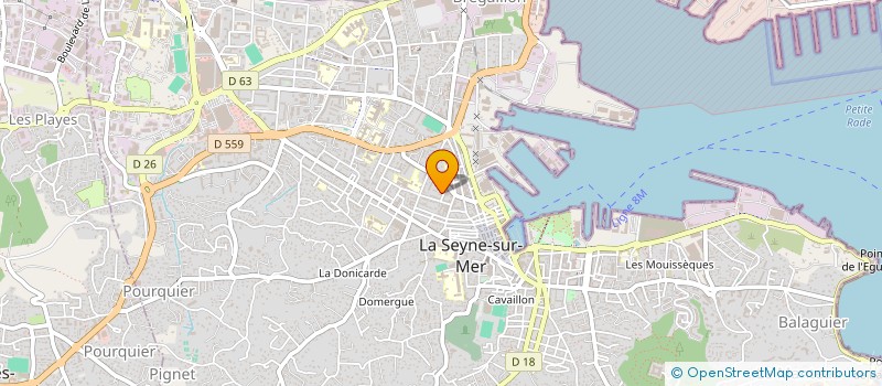 localisation de l'entreprise MONSIEUR ABDELKARIM MARSSI  LA SEYNE-SUR-MER