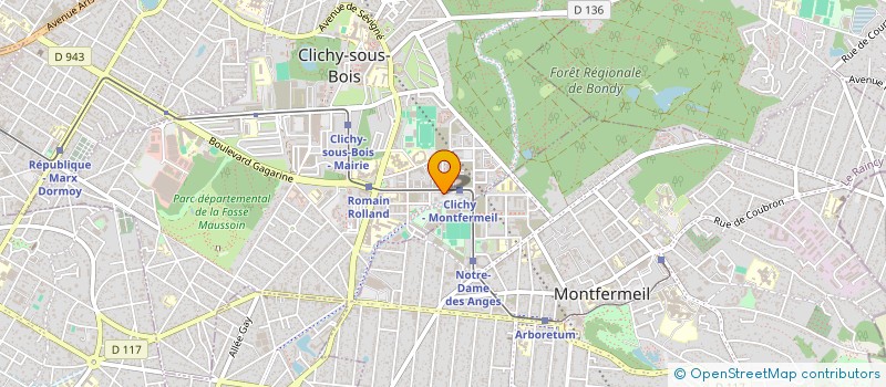 localisation de l'entreprise MONSIEUR ABDELKARIM MELLOUKI  CLICHY-SOUS-BOIS