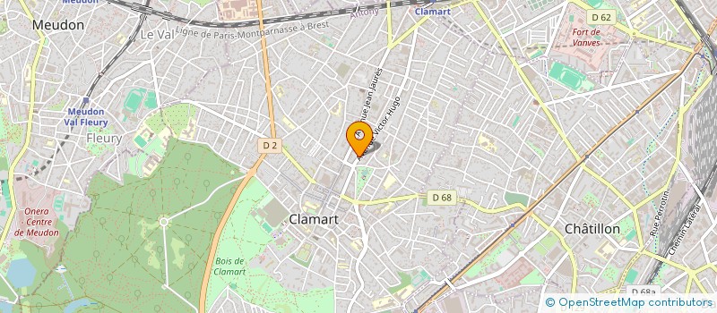 localisation de l'entreprise MONSIEUR ABDELKARIM MOHAND KACI à CLAMART