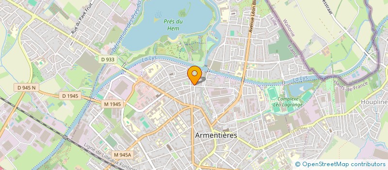 localisation de l'entreprise MONSIEUR ABDELKARIM NAMROUDI  ARMENTIERES