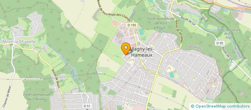 localisation de l'entreprise MONSIEUR ABDELKARIM OUALI  MAGNY-LES-HAMEAUX