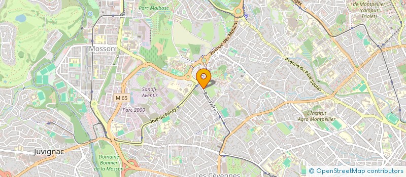 localisation de l'entreprise MONSIEUR ABDELKARIM PARSEGHIAN  MONTPELLIER