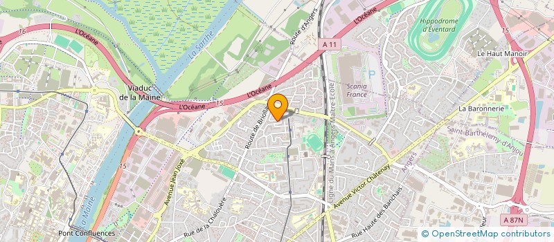 localisation de l'entreprise MONSIEUR ABDELKARIM REKIK à ANGERS