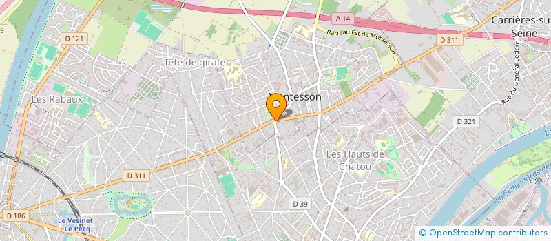 localisation de l'entreprise MONSIEUR ABDELKARIM SAHLI à MONTESSON