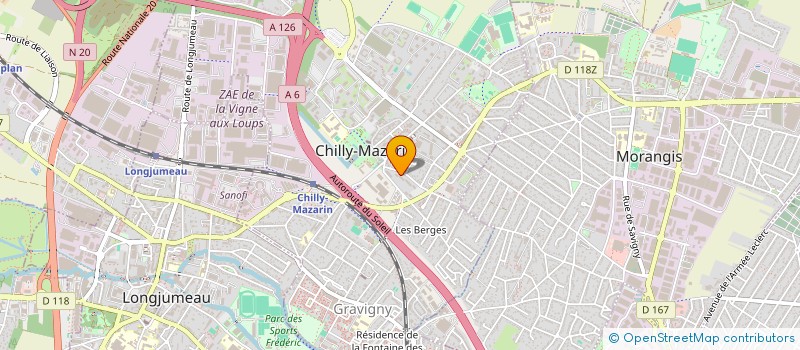 localisation de l'entreprise MONSIEUR ABDELKARIM SELTANI  CHILLY-MAZARIN