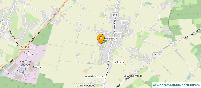 localisation de l'entreprise MONSIEUR ABDELKARIM TABET-AOUL à VENNECY