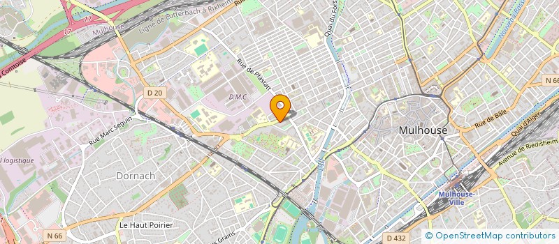 localisation de l'entreprise MONSIEUR ABDELKARIM TOUMI  MULHOUSE