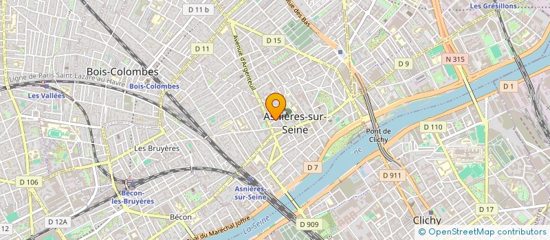 localisation de l'entreprise MONSIEUR ABDELKARIM WATMANI  ASNIERES-SUR-SEINE