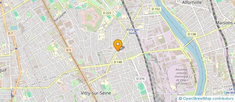 localisation de l'entreprise MONSIEUR ABDELKARIM ZERIG  VITRY-SUR-SEINE