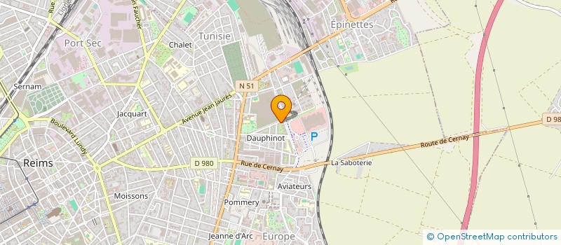 localisation de l'entreprise MONSIEUR ABDELKEBIR BYAR  REIMS