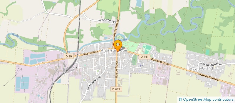 localisation de l'entreprise MONSIEUR ABDELKEBIR YASYN  ARCIS-SUR-AUBE