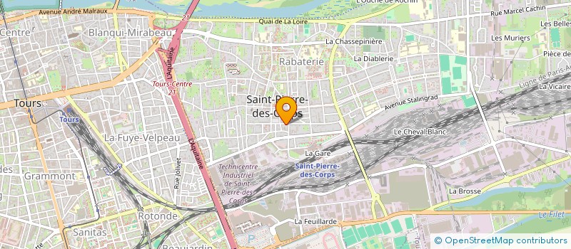 localisation de l'entreprise MONSIEUR ABDELKERIM ALI IDRISSA  SAINT-PIERRE-DES-CORPS