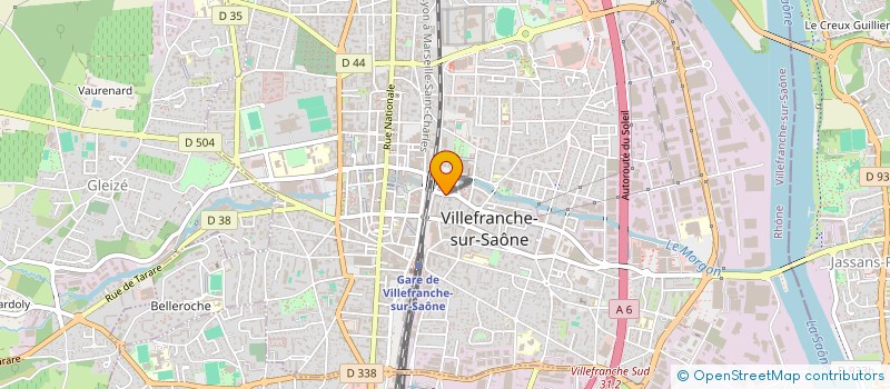 localisation de l'entreprise MONSIEUR ABDELKERIM MEZILI  VILLEFRANCHE-SUR-SAONE