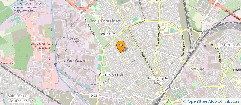 localisation de l'entreprise MONSIEUR ABDELKHALEK ARBIB  REIMS