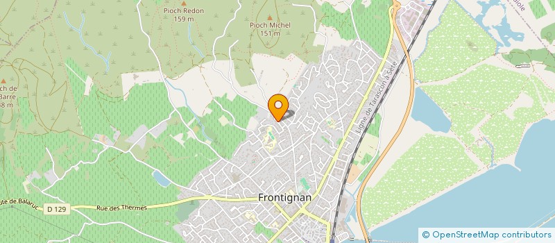 localisation de l'entreprise MONSIEUR ABDELKHALEK BARKAOUI à FRONTIGNAN