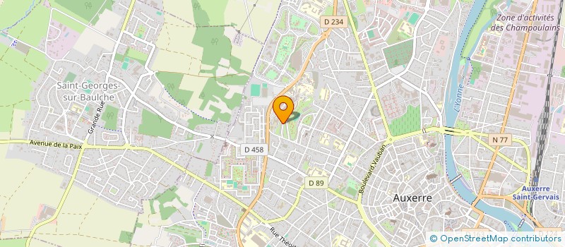 localisation de l'entreprise MONSIEUR ABDELKHALEK BENNOUNA à AUXERRE