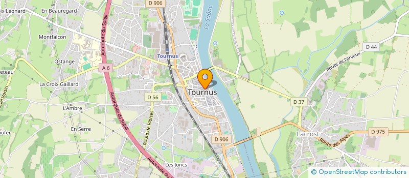 localisation de l'entreprise MONSIEUR ABDELKHALEK EDDAHRI  TOURNUS