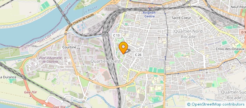 localisation de l'entreprise MONSIEUR ABDELKHALEK ZIANI  AVIGNON