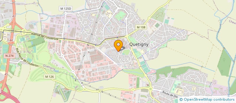 localisation de l'entreprise MONSIEUR ABDELKHALID KHERBACHE à QUETIGNY