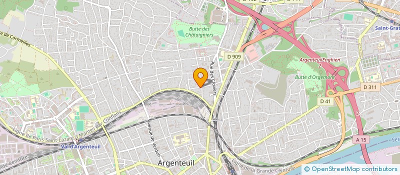 localisation de l'entreprise MONSIEUR ABDELKHALK KASS  ARGENTEUIL