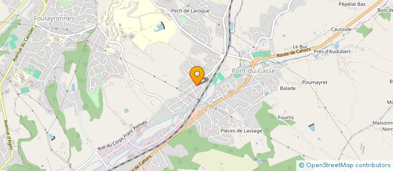 localisation de l'entreprise MONSIEUR ABDELKIRM BELAIDI  PONT-DU-CASSE