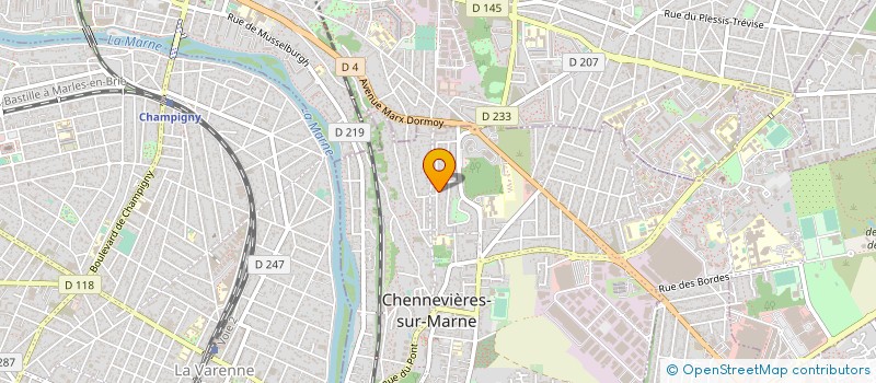 localisation de l'entreprise MONSIEUR ABDELKRIM ADNANE  CHENNEVIERES-SUR-MARNE